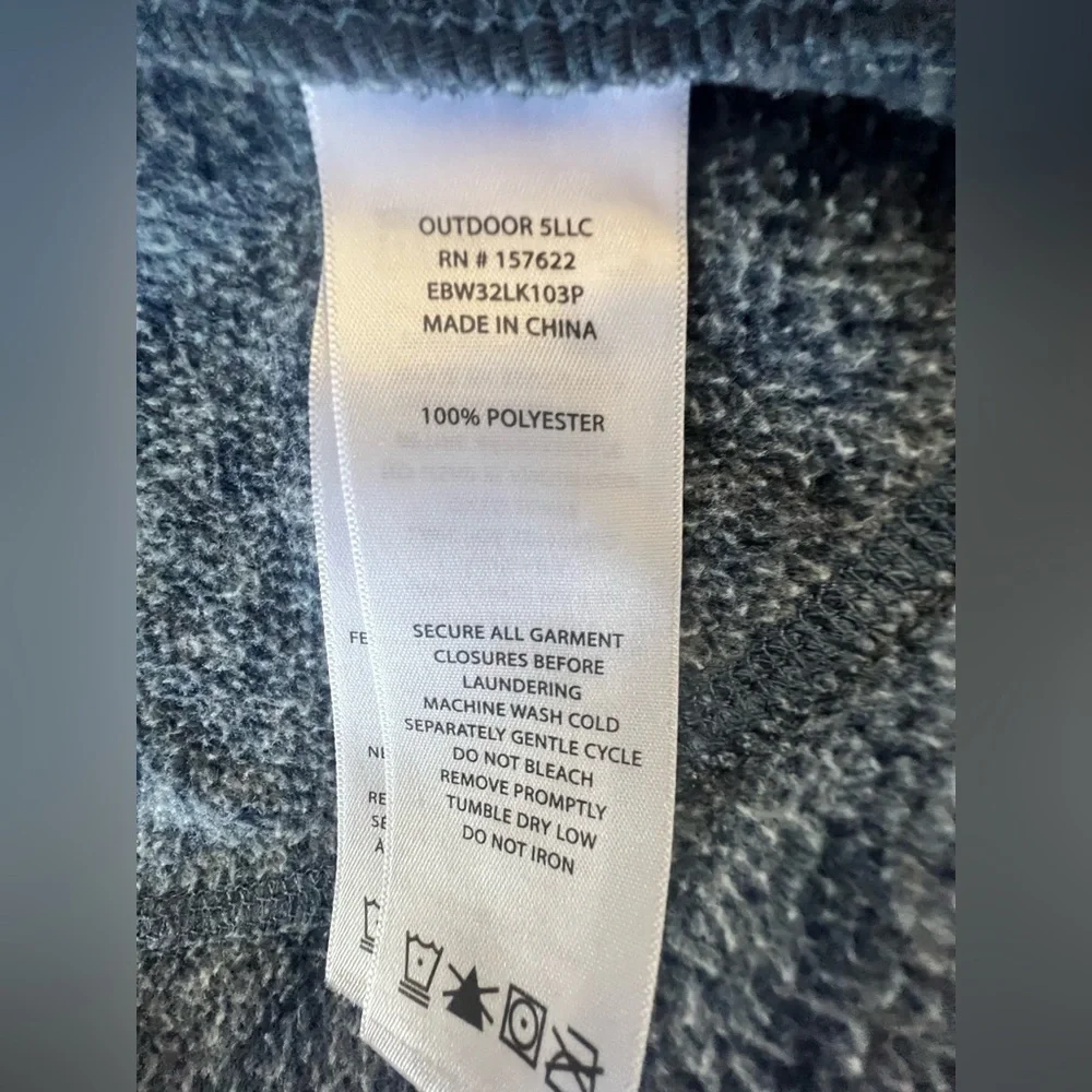 Eddie Bauer Women’s Gray Soft full zipper sweater jacket w/ pockets Small - Picture 10 of 11